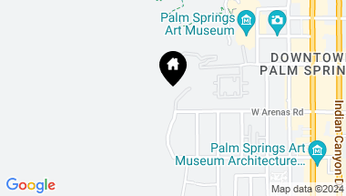 Map of 151 S Tahquitz DR, Palm Springs CA, 92262