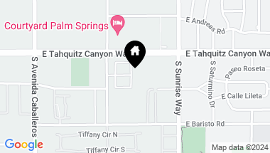 Map of 120 Cagney Lane, Palm Springs CA, 92262