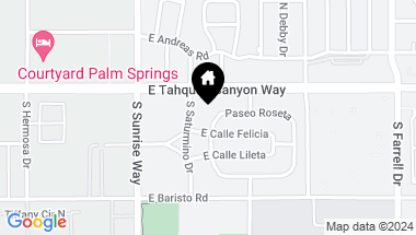 Map of 149 S Avenida Elenora, Palm Springs CA, 92262