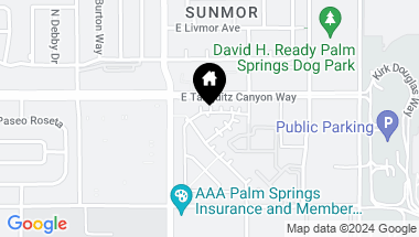Map of 2701 Dancing Sands Drive, Palm Springs CA, 92262