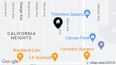 Map of 3609 Gaviota Avenue, Long Beach CA, 90807