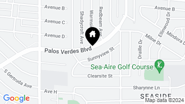 Map of 5608 Palos Verdes Boulevard, Torrance CA, 90505