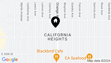 Map of 3619 Orange Avenue, Long Beach CA, 90807