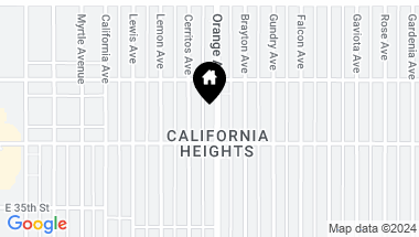 Map of 3621 Orange Avenue, Long Beach CA, 90807