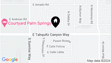 Map of 100 N Cerritos Drive 5, Palm Springs CA, 92262