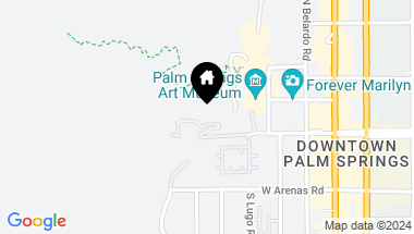 Map of 550 Palisades Drive, Palm Springs CA, 92262