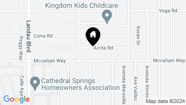 Map of 68295 Alcita RD, CATHEDRAL CITY CA, 92234