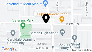 Map of 120 W 223rd Street 10, Carson CA, 90745