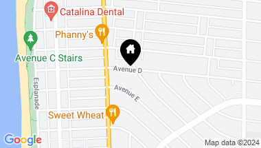 Map of 314 Avenue D , Redondo Beach CA, 90277