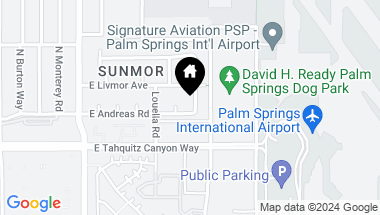Map of 205 N Airlane DR, Palm Springs CA, 92262