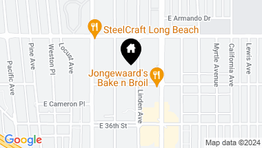 Map of 3717 Linden Avenue, Long Beach CA, 90807
