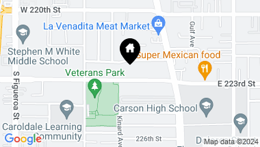 Map of 181 W 223rd Street, Carson CA, 90745