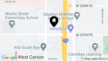 Map of 22236 S Vermont Avenue 103A, Torrance CA, 90502
