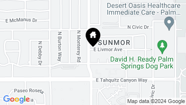 Map of 2639 E Livmor Ave, Palm Springs CA, 92262