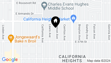 Map of 3735 Lemon Avenue, Long Beach CA, 90807