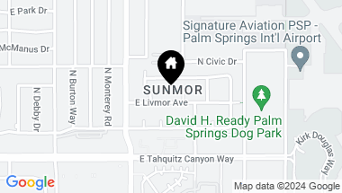 Map of 2766 E LIVMOR Avenue, Palm Springs CA, 92262