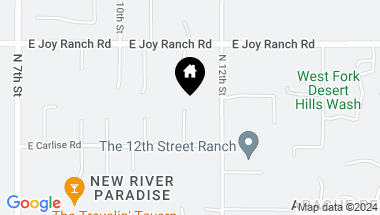 Map of 1112 E CARLISE Road, Phoenix AZ, 85086