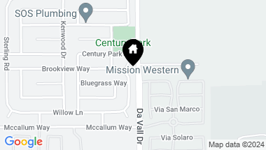 Map of 30648 Bloomsbury LN, Cathedral City CA, 92234