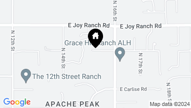 Map of 0 N 16th Street Unit: ,, Desert Hills AZ, 85086