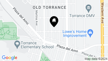 Map of 2122 Gramercy Avenue, Torrance CA, 90501
