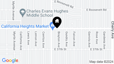 Map of 3759 Brayton Avenue, Long Beach CA, 90807