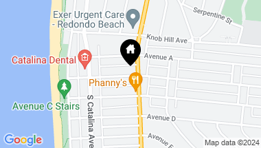 Map of 231 Avenue B, Redondo Beach CA, 90277
