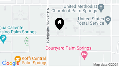 Map of 1049 Ziel Drive, Palm Springs CA, 92262