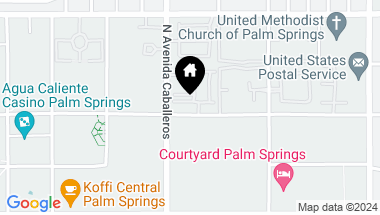 Map of 1031 Ziel Drive, Palm Springs CA, 92262
