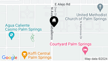 Map of 1001 Ziel Drive, Palm Springs CA, 92262