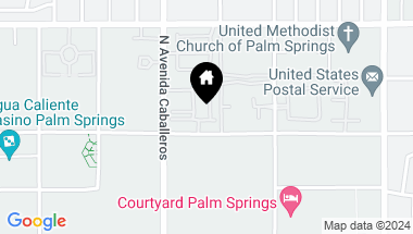 Map of 387 Suave Lane, Palm Springs CA, 92262