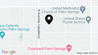 Map of 393 Suave Lane, Palm Springs CA, 92262