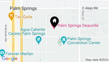 Map of 500 E Amado Road 119, Palm Springs CA, 92262