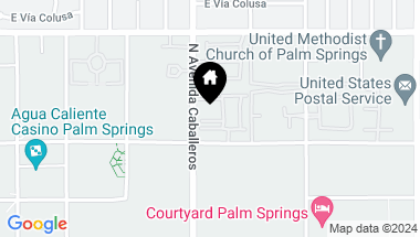 Map of 1016 Amore Drive, Palm Springs CA, 92262
