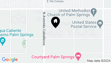 Map of 399 Suave Lane, Palm Springs CA, 92262