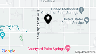 Map of 399 SUAVE Lane, Palm Springs CA, 92262