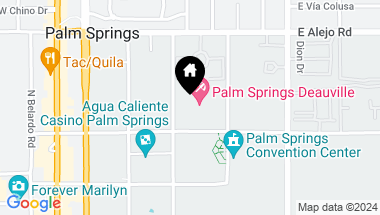 Map of 500 E Amado Road 319, Palm Springs CA, 92262