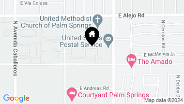 Map of 1411 Guzman Lane 34, Palm Springs CA, 92262