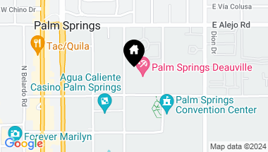 Map of 500 E Amado Road 324, Palm Springs CA, 92262