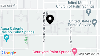 Map of 401 Terno Lane, Palm Springs CA, 92262