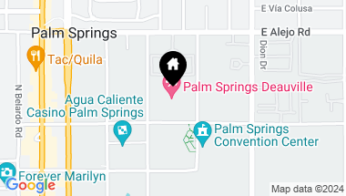 Map of 500 E Amado Road 415, Palm Springs CA, 92262