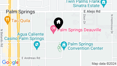 Map of 500 E Amado Road 522, Palm Springs CA, 92262