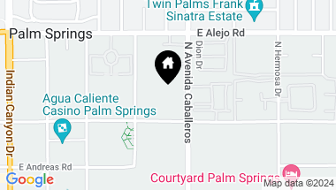 Map of 355 N AVENIDA CABALLEROS 1, Palm Springs CA, 92262
