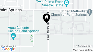 Map of 355 N Avenida Caballeros 13, Palm Springs CA, 92262