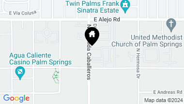 Map of 400 N AVENIDA CABALLEROS 8, Palm Springs CA, 92262