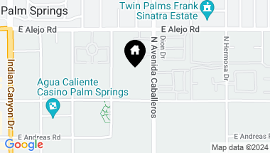 Map of 355 N Avenida Caballeros 20, Palm Springs CA, 92262
