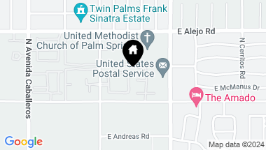 Map of 396 Ameno Drive 28, Palm Springs CA, 92262