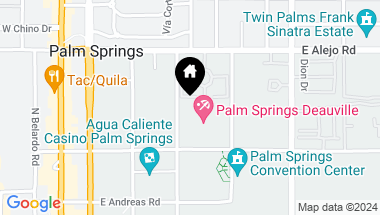 Map of 500 E Amado Road 613, Palm Springs CA, 92262