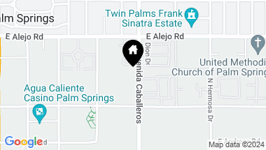 Map of 355 N Avenida Caballeros 11, Palm Springs CA, 92262