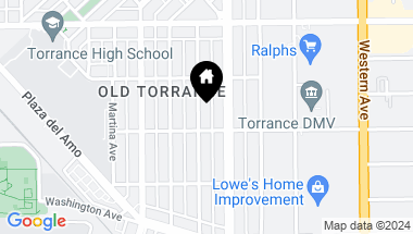 Map of 1916 Andreo Avenue, Torrance CA, 90501