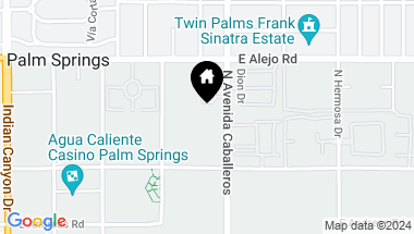 Map of 355 N Avenida Caballeros 6, Palm Springs CA, 92262